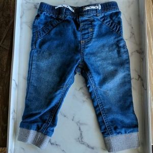 Baby Boy Denim Joggers - 12mo